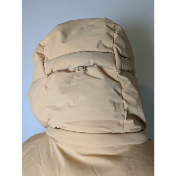 Rip Curl Anti Series Tidal Butter Yellow Crop Boxy Puffer Coat Women Sz M Winter - Picture 10 of 13